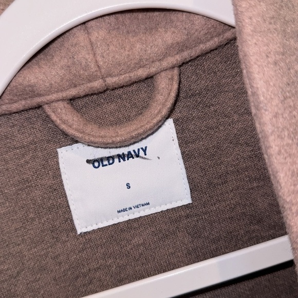 Old navy pink pea coat NEW pockets no tags heather pink gray small - Picture 4 of 5